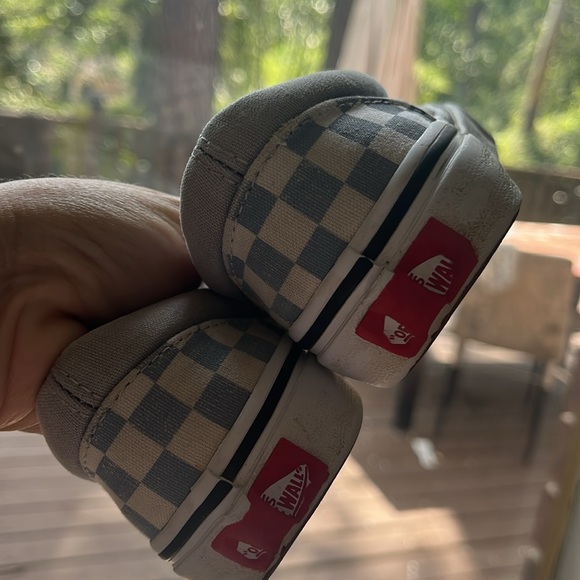 Vans size 13 in a very pretty checkered blue and white color. - Picture 2 of 4